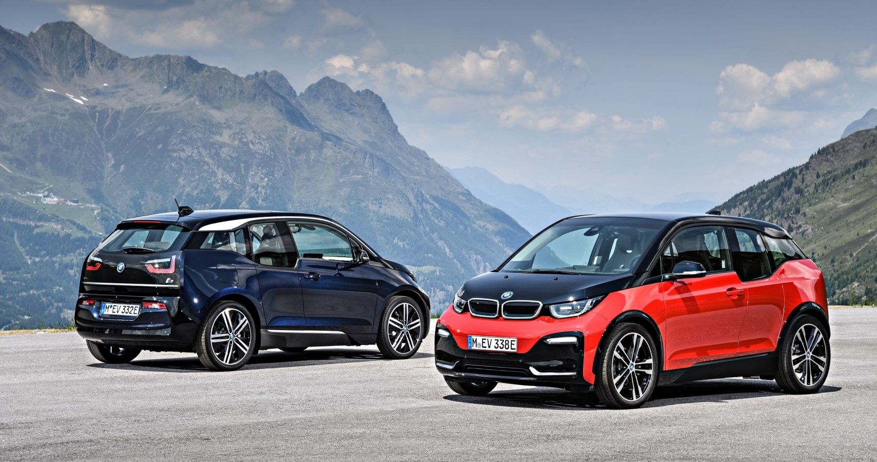 BMW i3 and i3s front and rear image