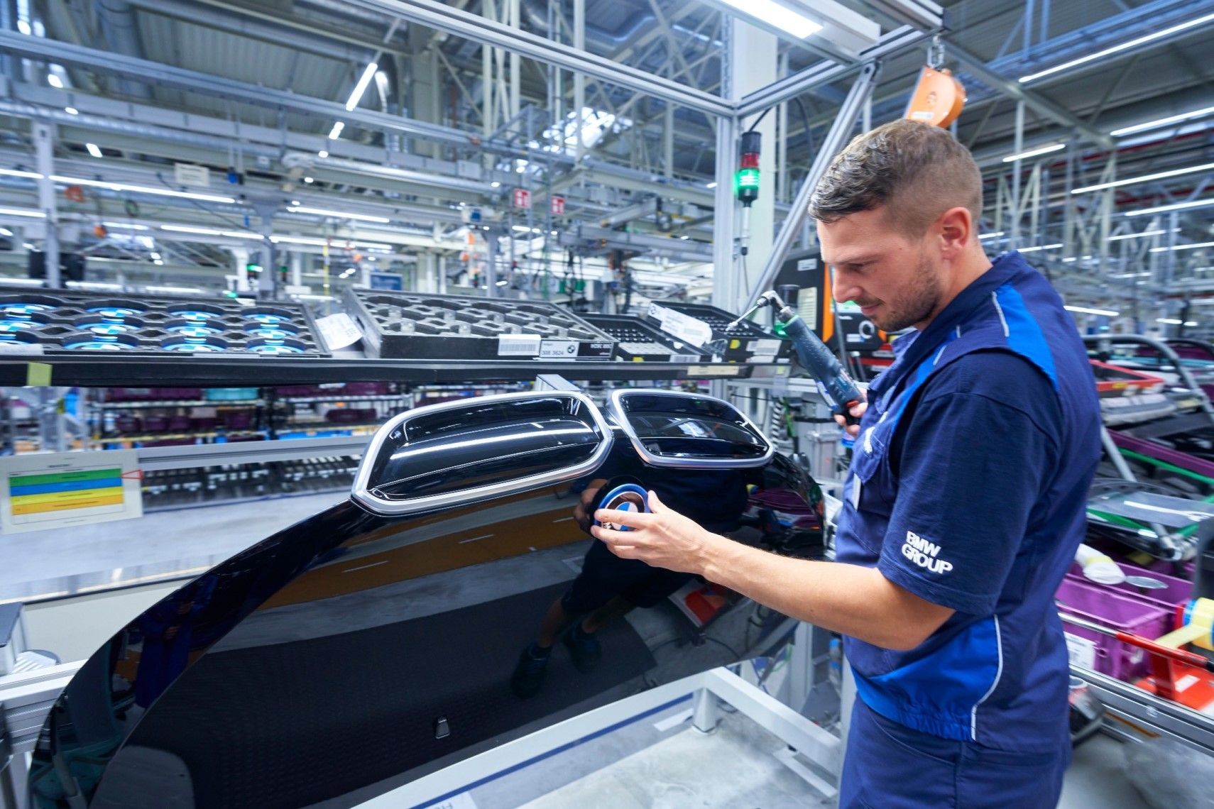 BMW i3 production line in Germany