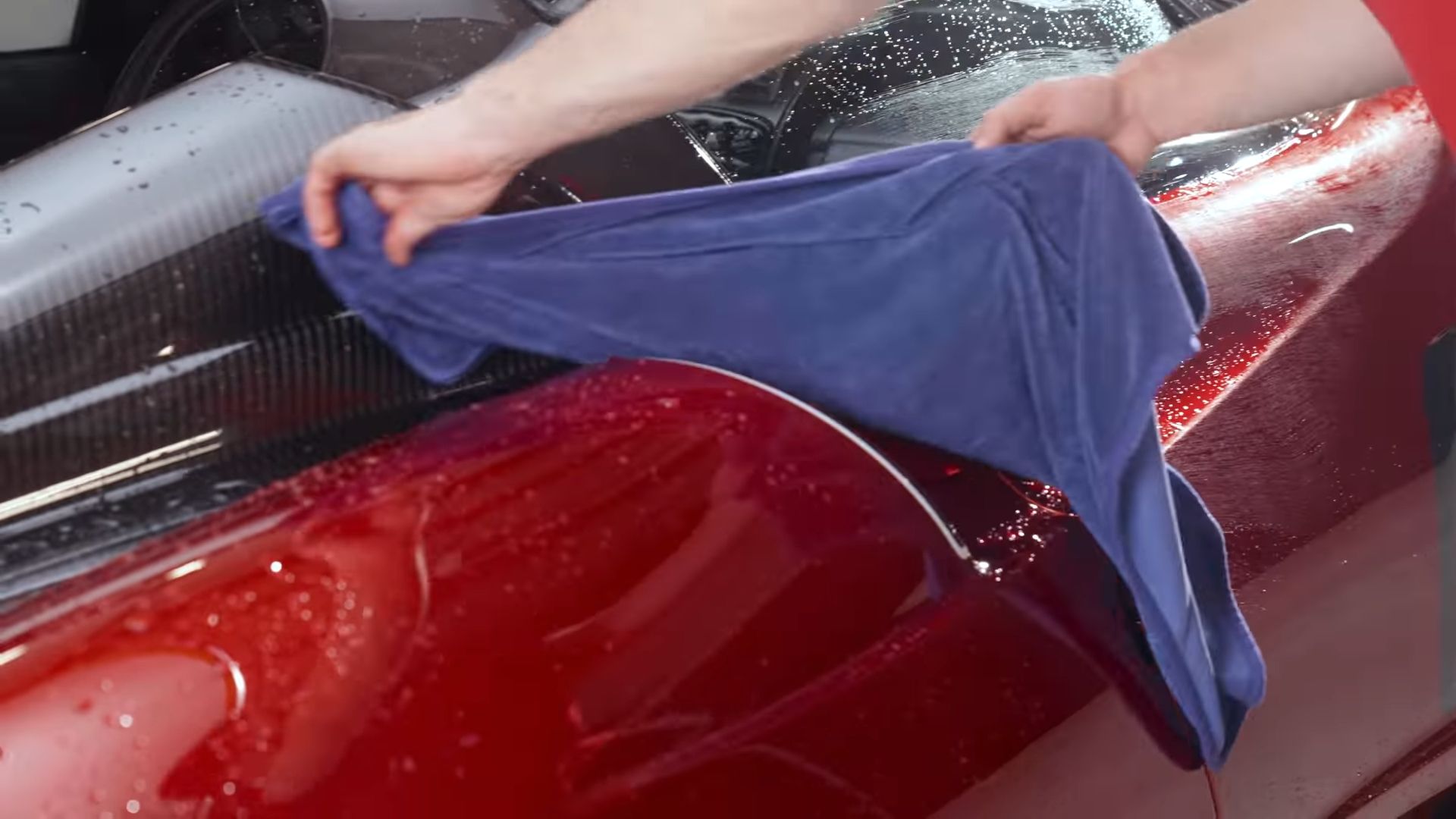 Pagani Huayra Car Wash Drying