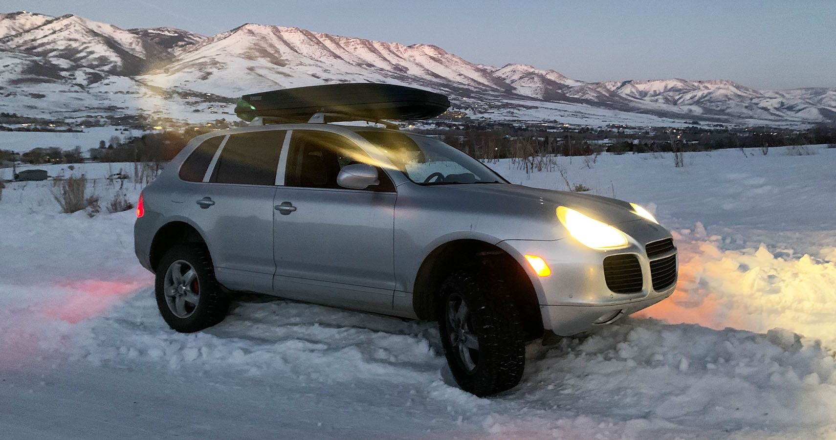 Porsche Cayenne Project Getting Stuck (And Unstuck) In KneeDeep Snow