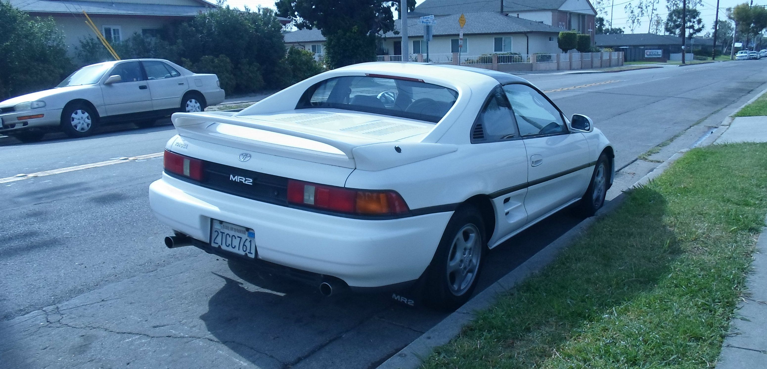 Second Generation Toyota MR2 white rear