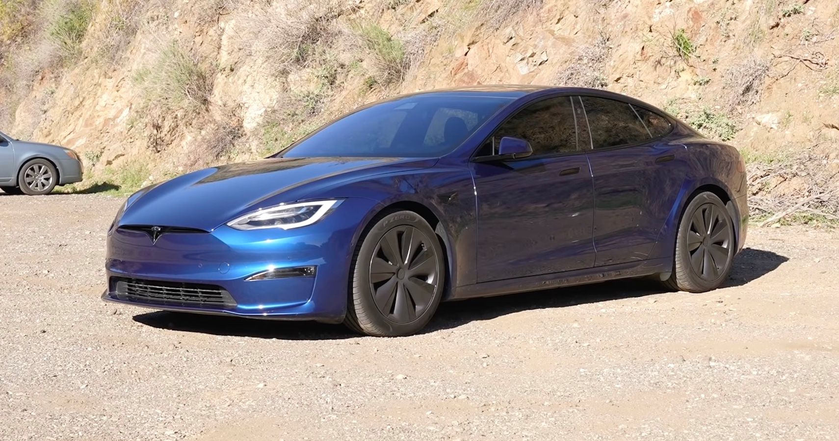 Tesla Model S Plaid Blue Canyon