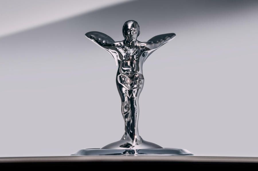 The Front View Of The Rolls-Royce's Spirit Of Ecstasy