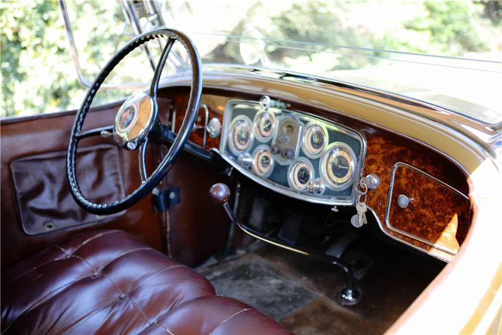 The Luxurious Interior Of The Packard Twelve Coupe