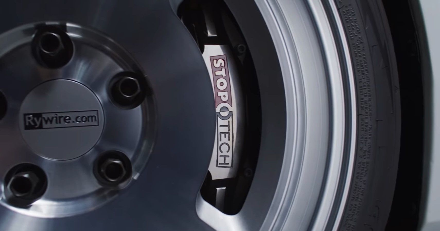 Electric Honda S2000 wheel close-up view