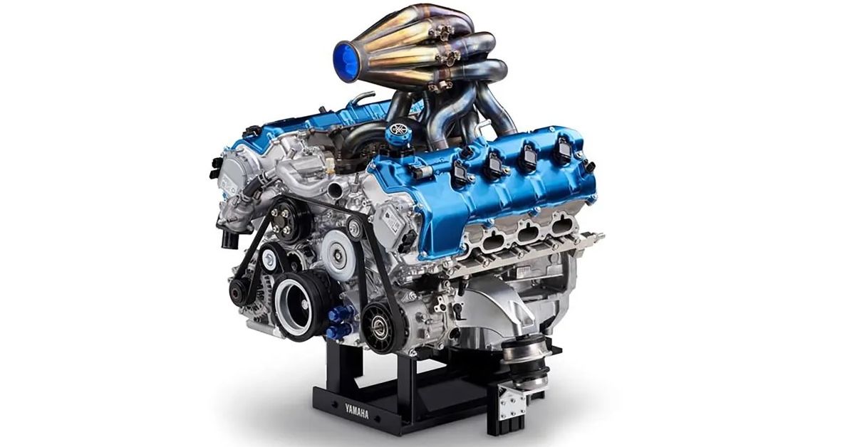 Yamaha V8 hydrogen-powered engine