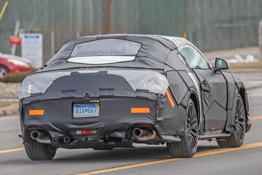 Ford Mustang 2023 Spy Shots Test Mule