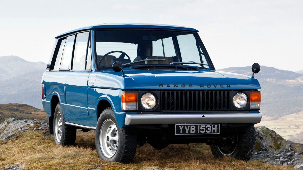 Blue 1970 Land Rover Range Rover