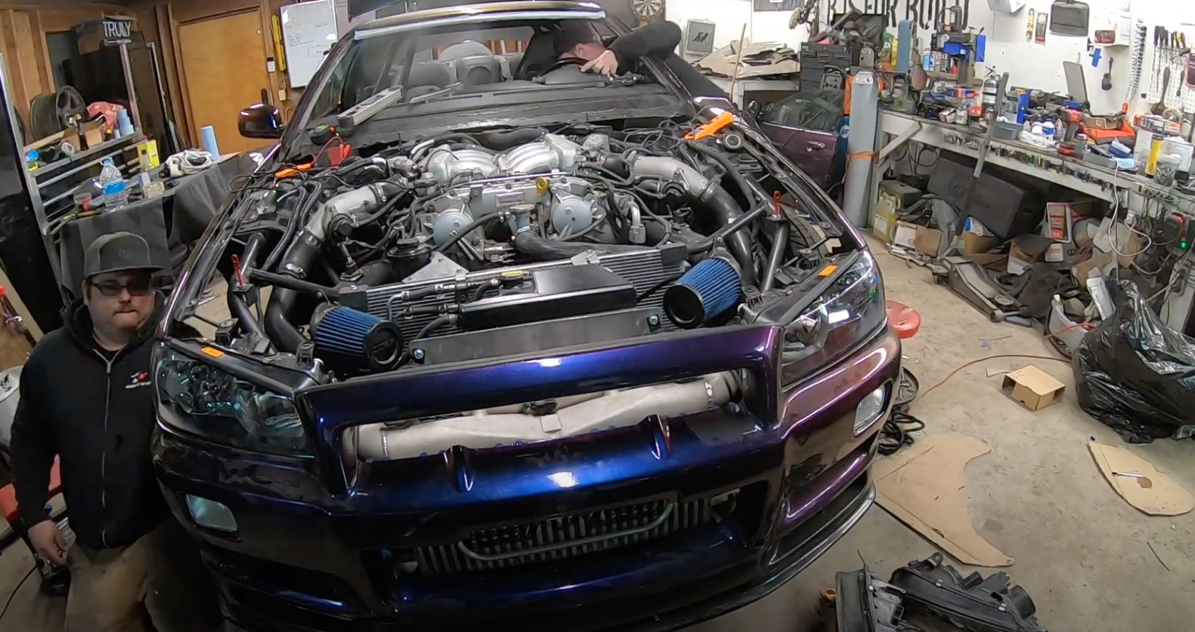 Nissan Skyline R34 R35 Body Swap