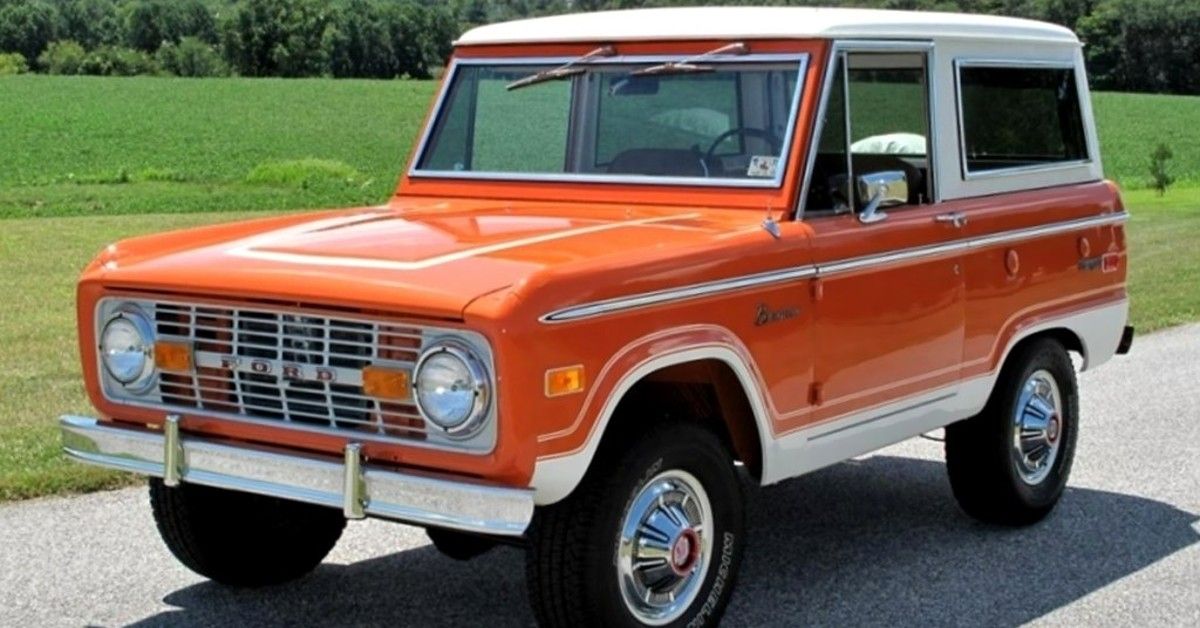 1974 Ford Bronco orange