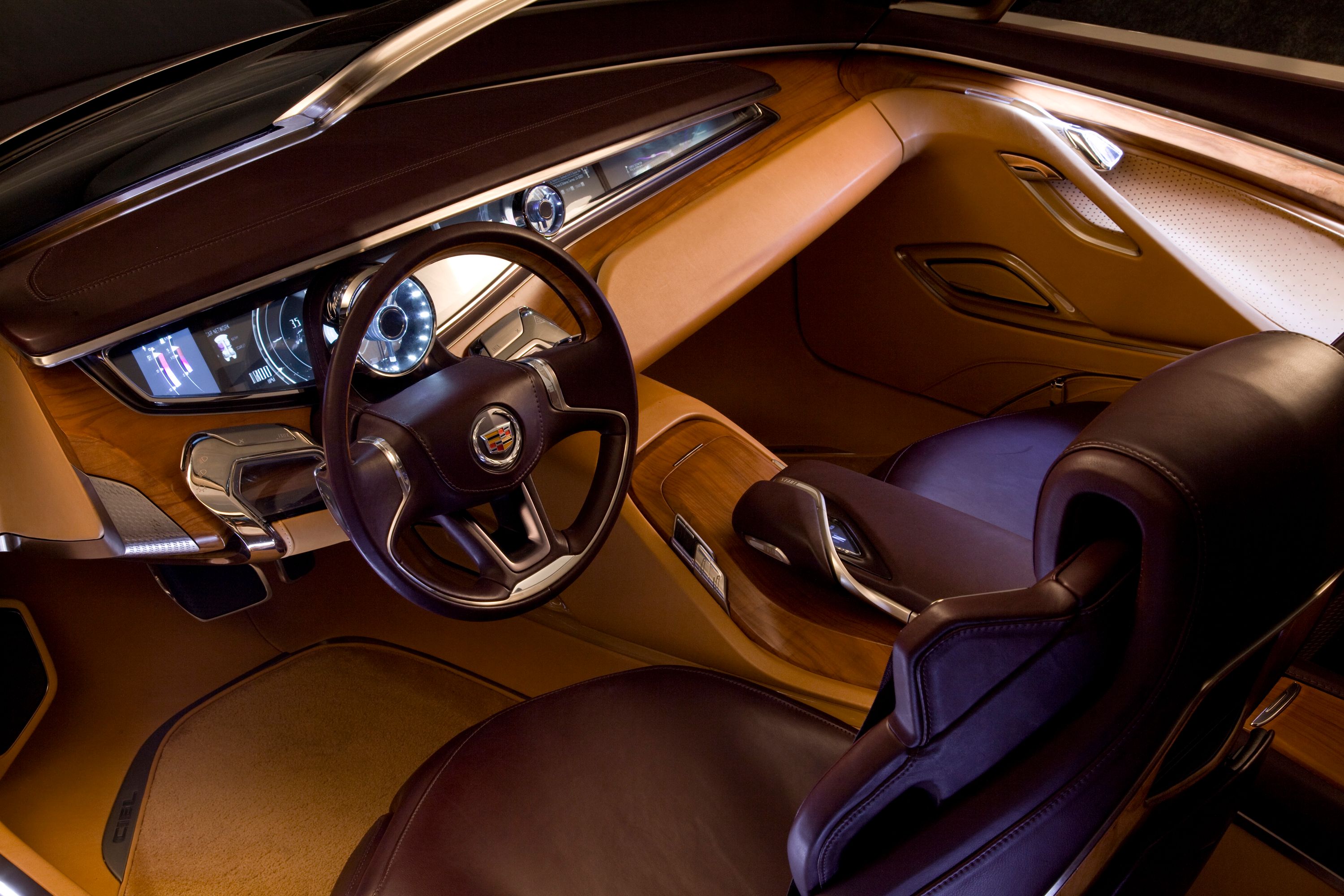 The interior of the 2011 Cadillac Ciel Concept Car.