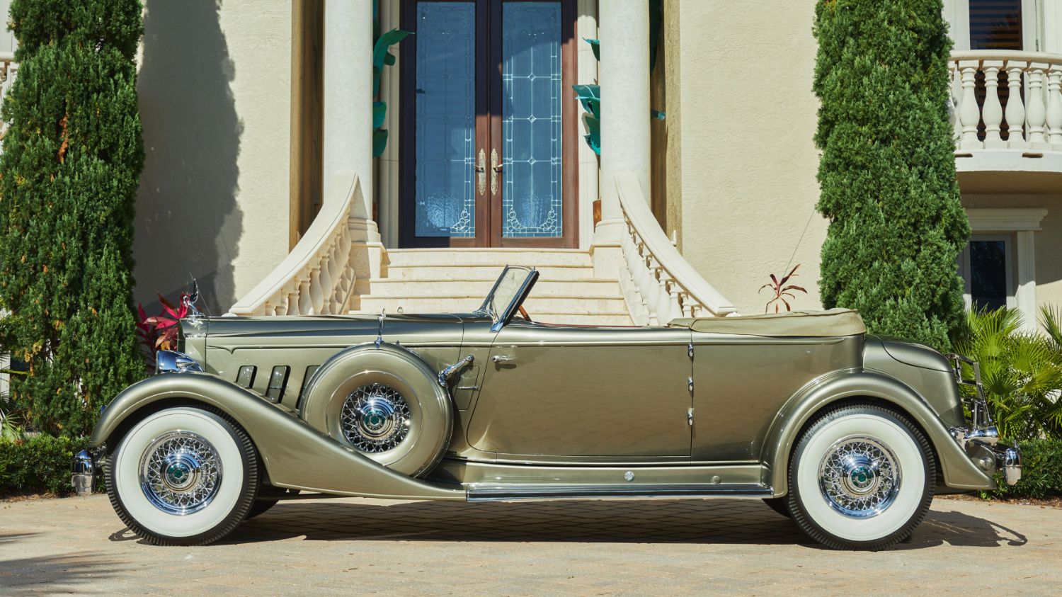1934 Packard Twelve Individual Custom Convertible Victoria.
