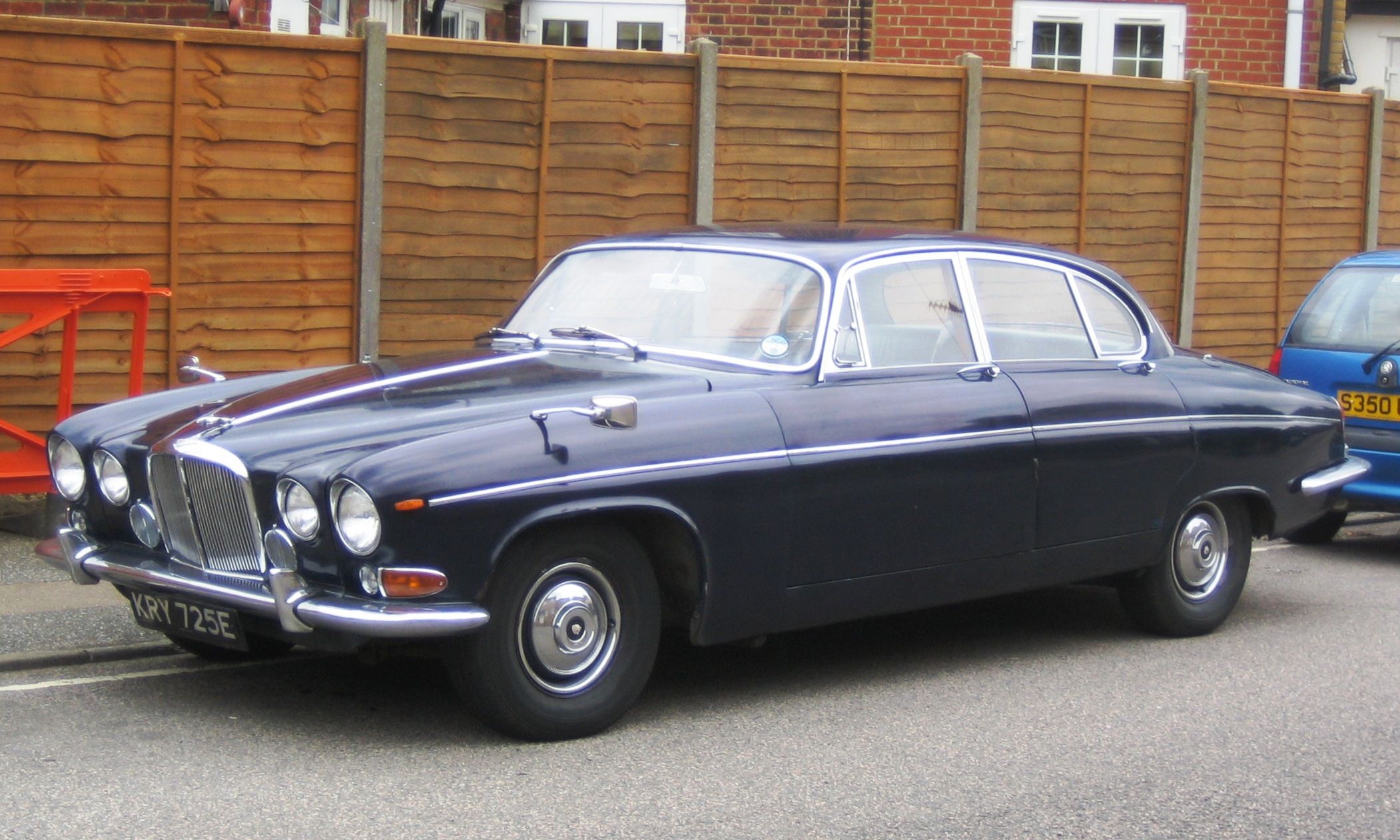 1967 Jaguar Mark X 420G parked