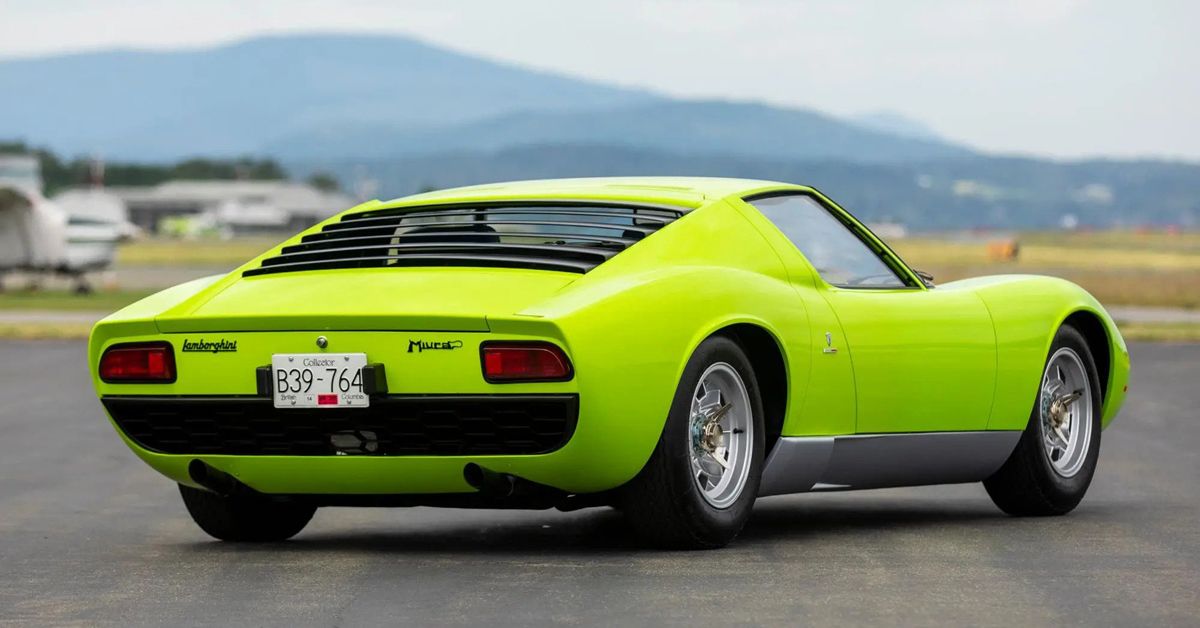 The Classic 1968 Lamborghini Miura P400 Sports Car