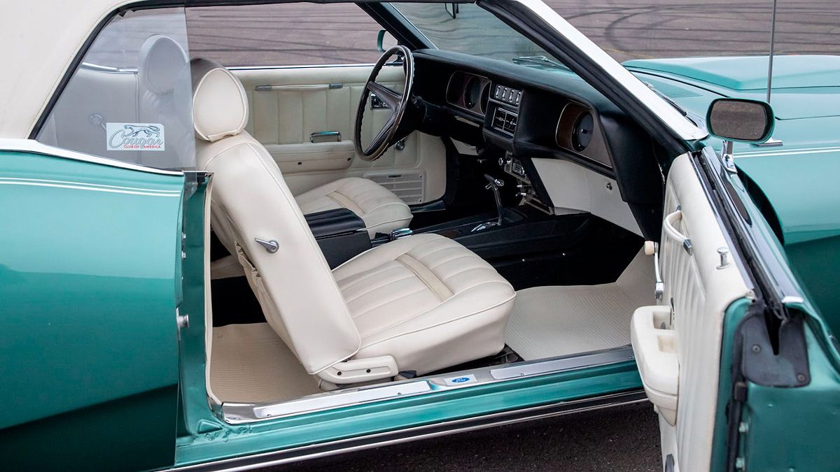 Interior Of 1969 Mercury Cougar XR 7 Convertible Classic Car 