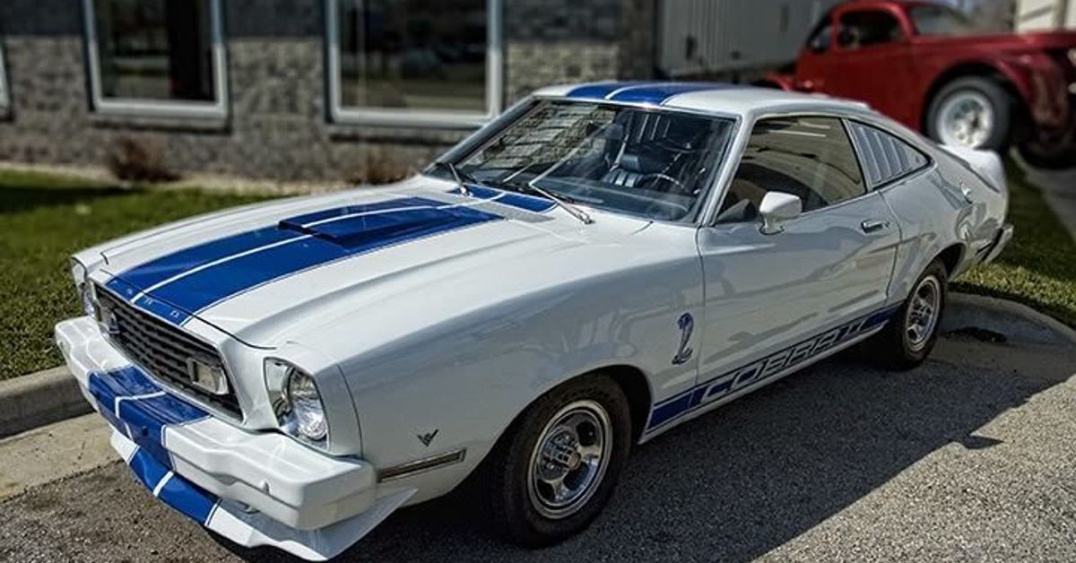 1975 Mustang Cobra II White