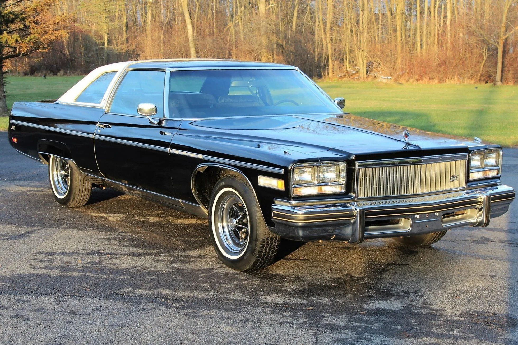 Black 1976 Buick Electra 225 Limited Coupe