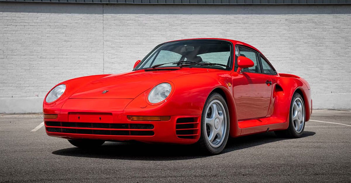 Carro esportivo Porsche 959 Comfort 1987