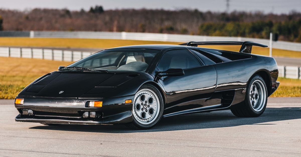 1991 Lamborghini Diablo Sports Car In Nero Paint 