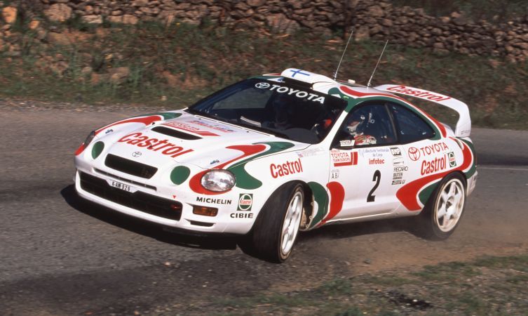 White 1992 Toyota Celica GT-Four WRC