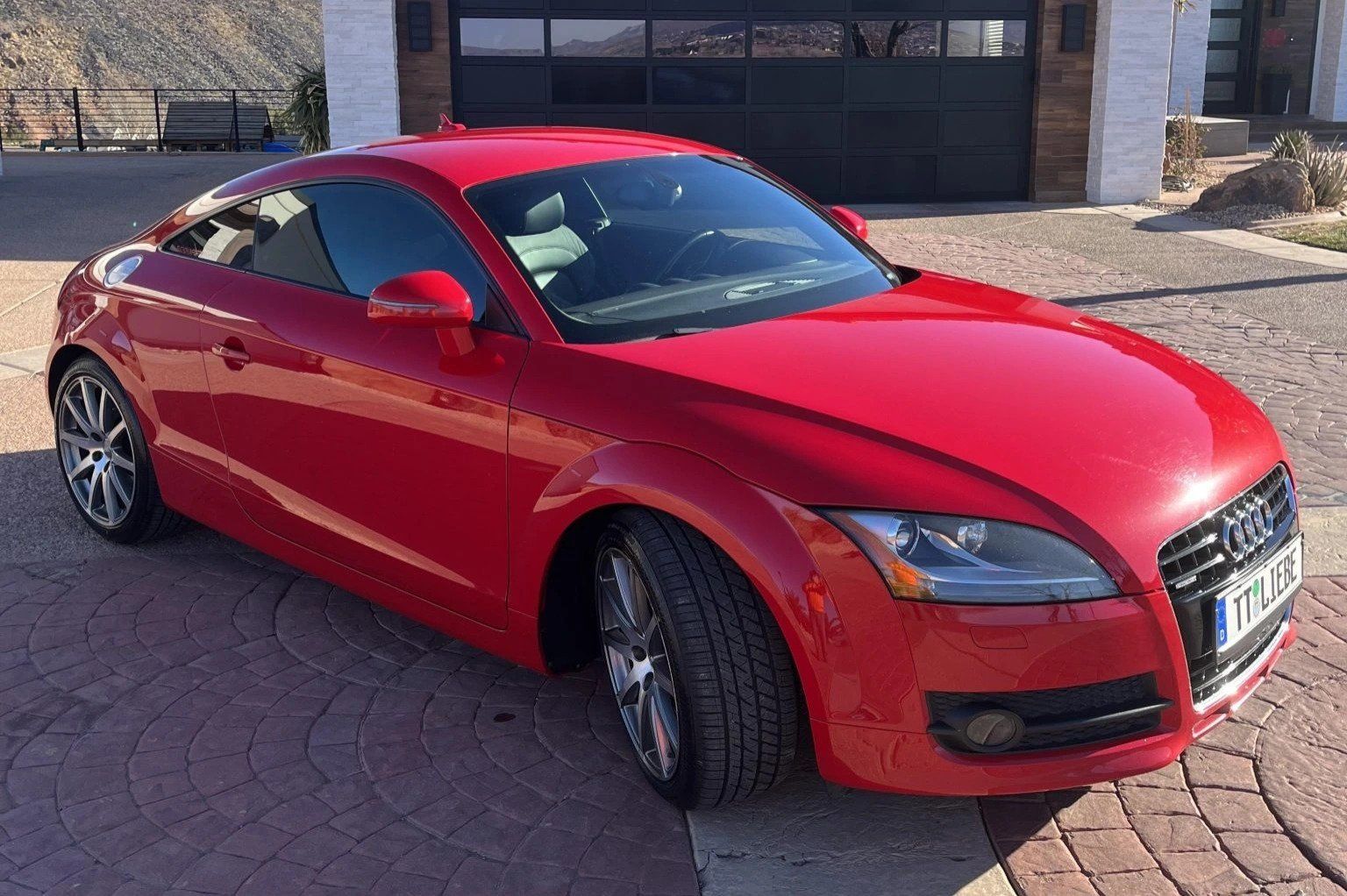 Red 2008 Audi TT Coupe