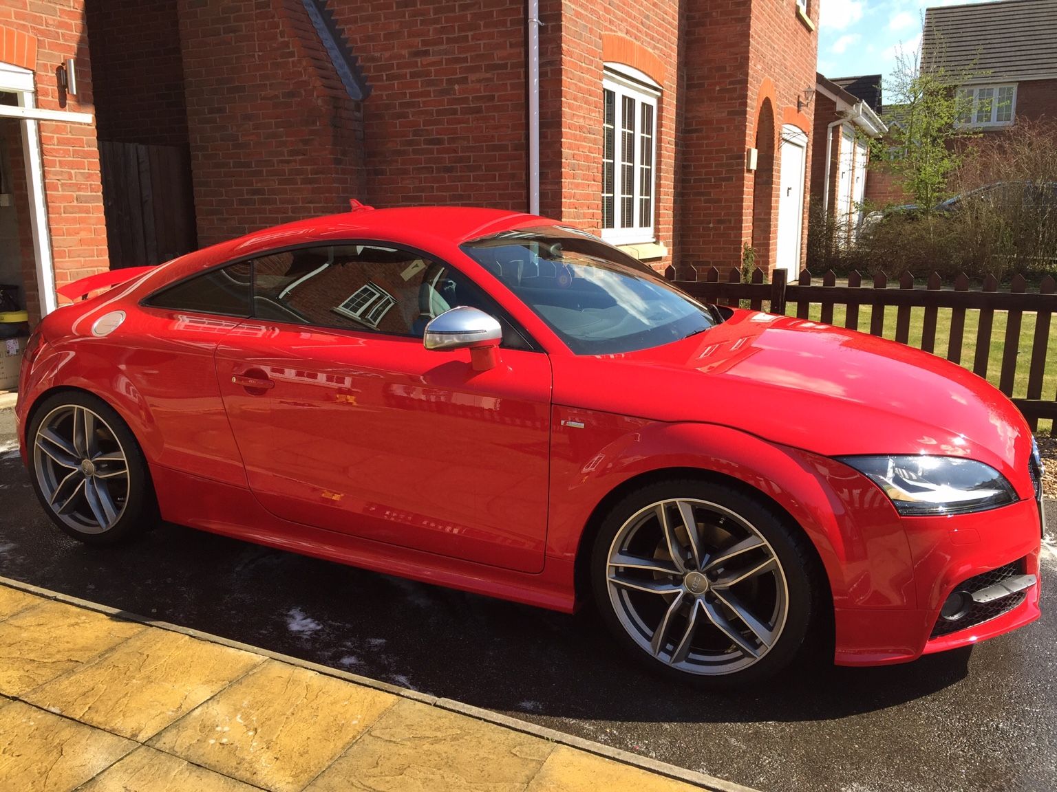 Red 2008 Audi TT Coupe