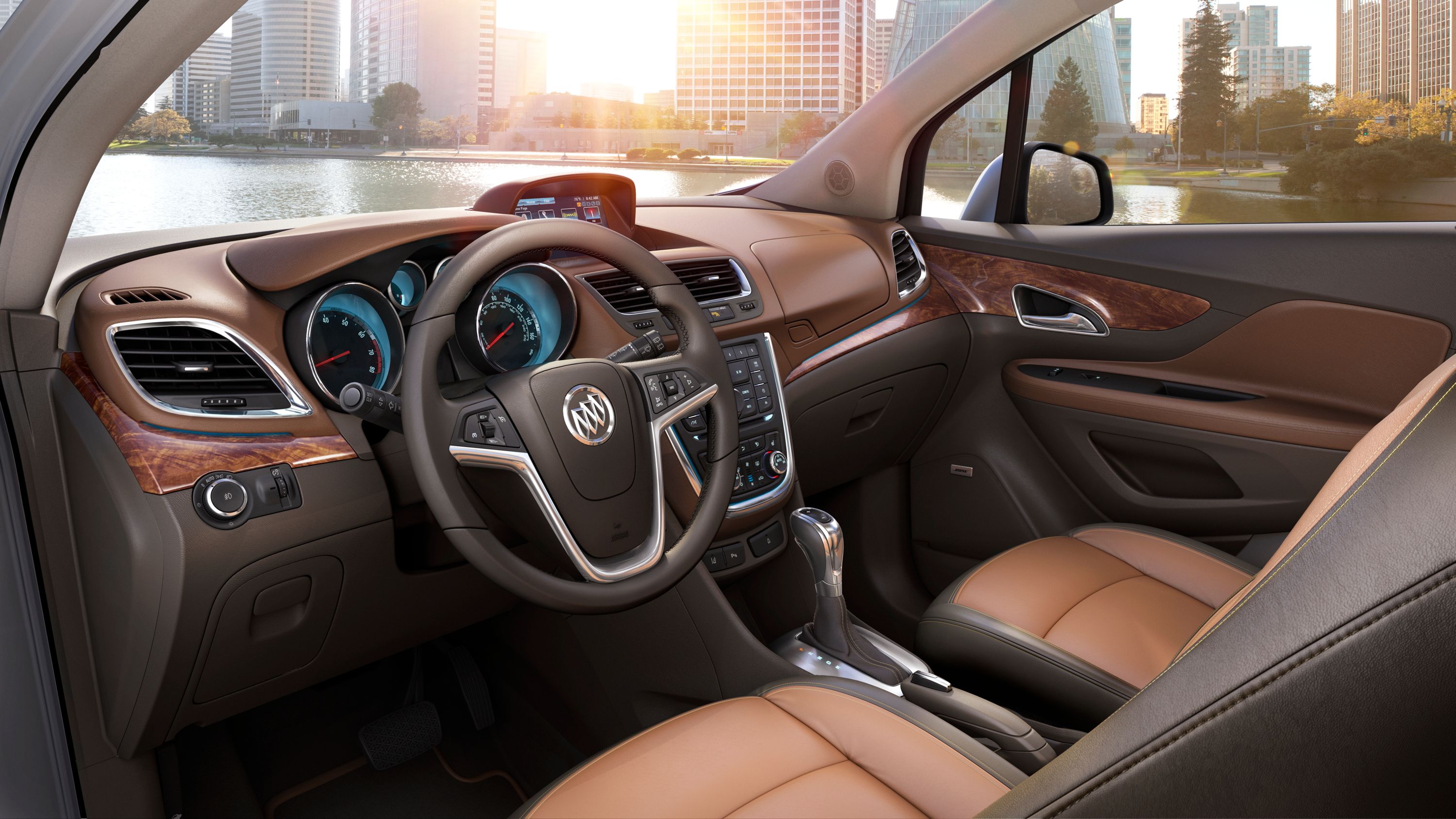 The interior of the 2013 Buick Encore.