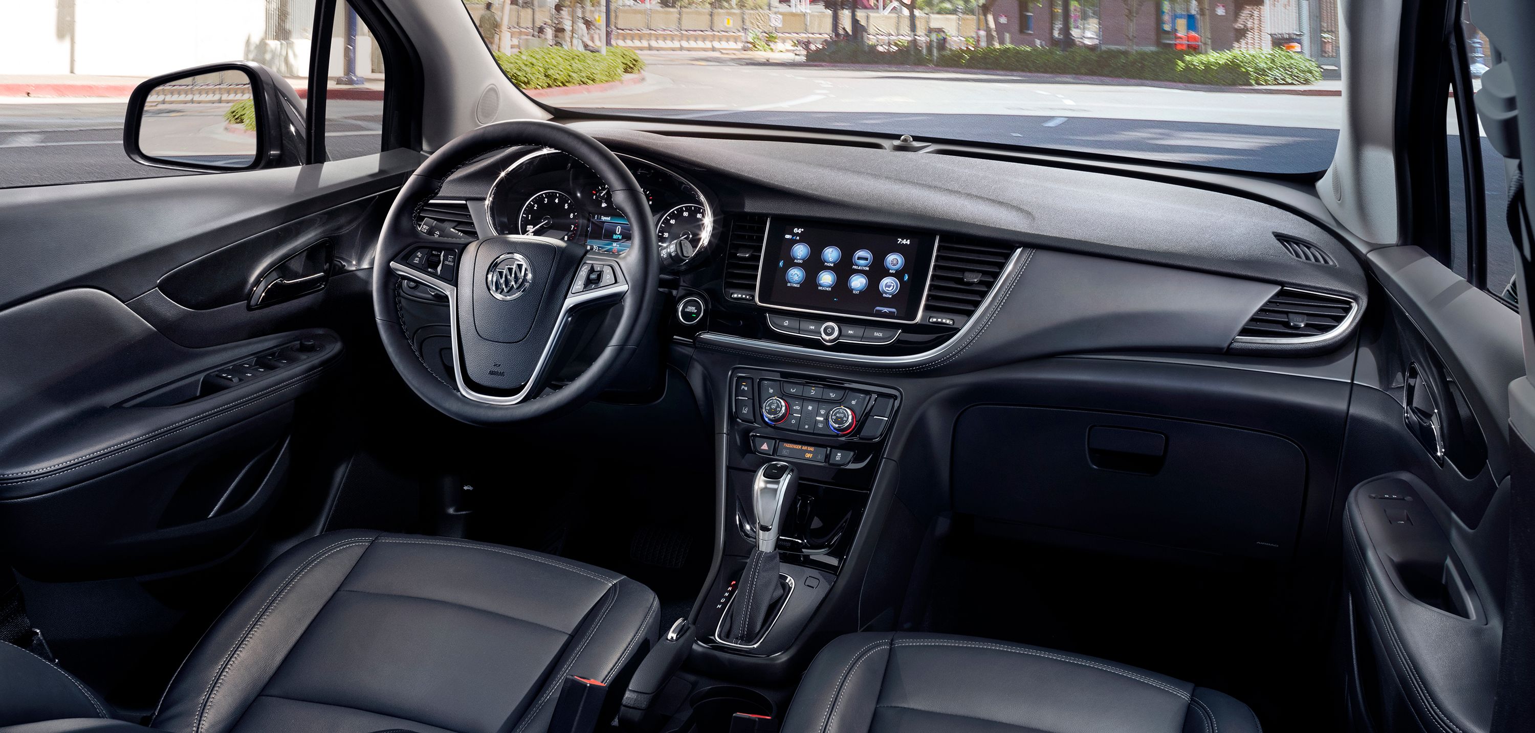 The interior of the 2017 Buick Encore.