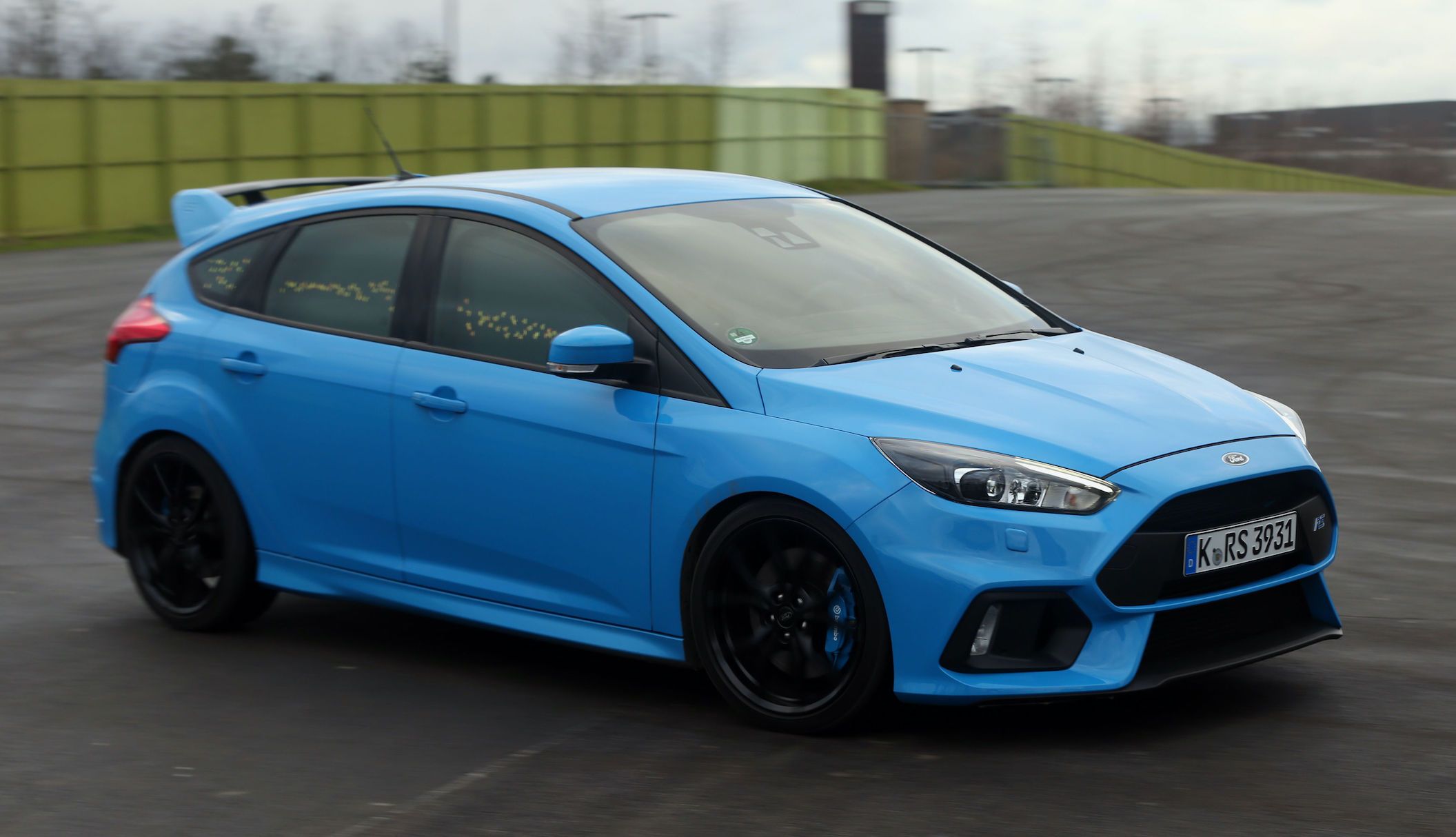 Blue 2017 Ford Focus RS