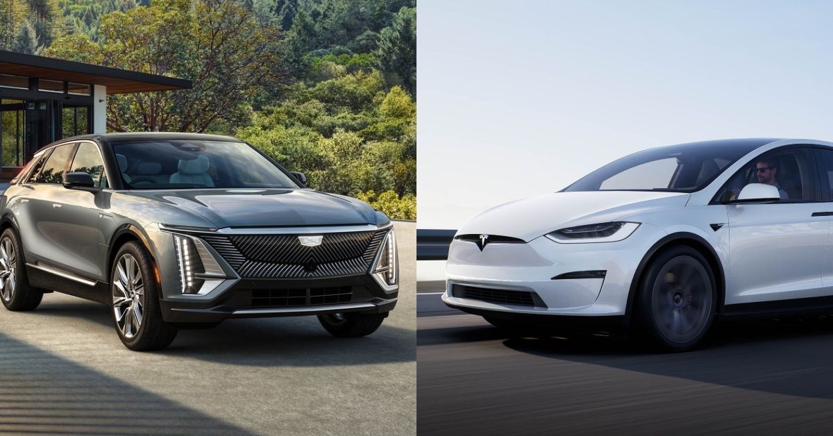 2023 Cadillac Lyriq And 2021 Tesla Model X