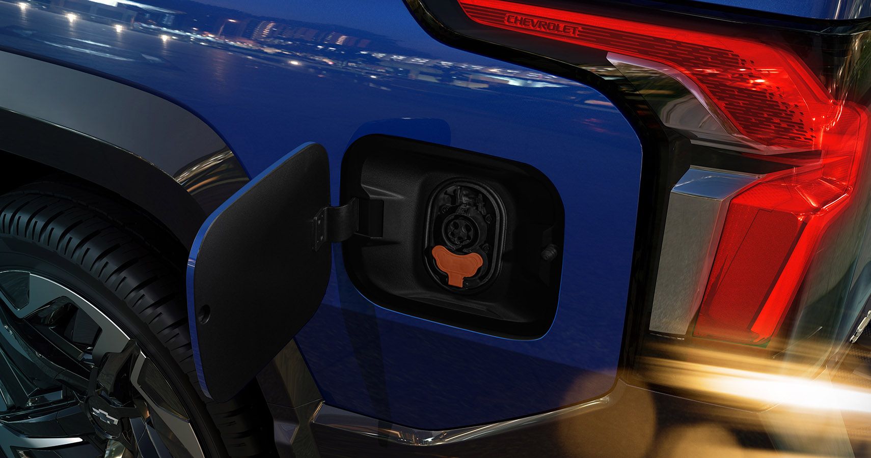 2024 Silverado EV RST charge point