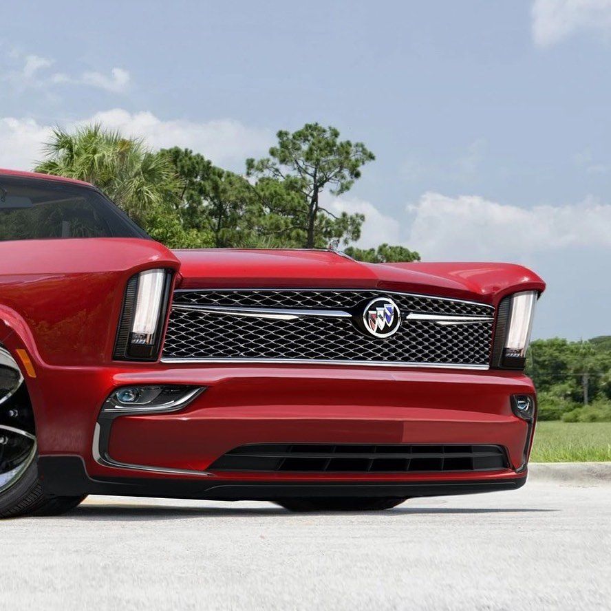 Buick Riviera GS Modernized Rendering Front Details