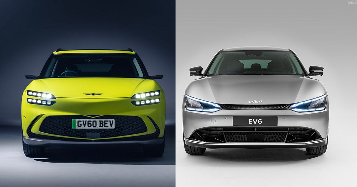 2022 Genesis GV60 vs Kia EV6 Electric Vehicle Comparison Side By Side
