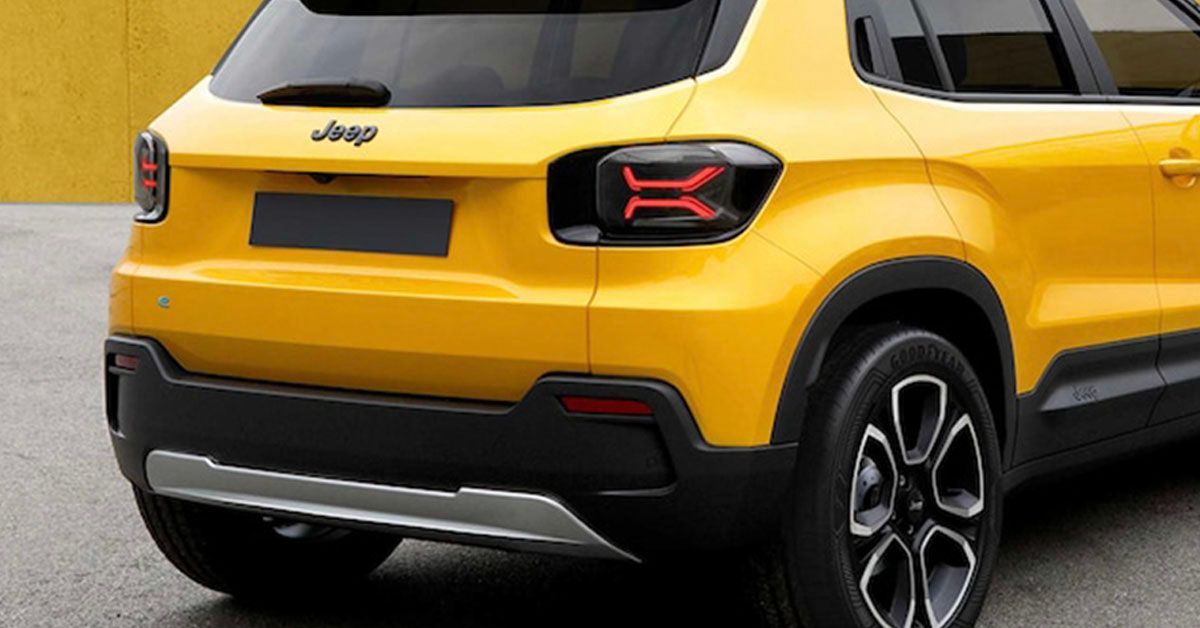 Jeep Compact Electric Crossover 2023 Rear Styling