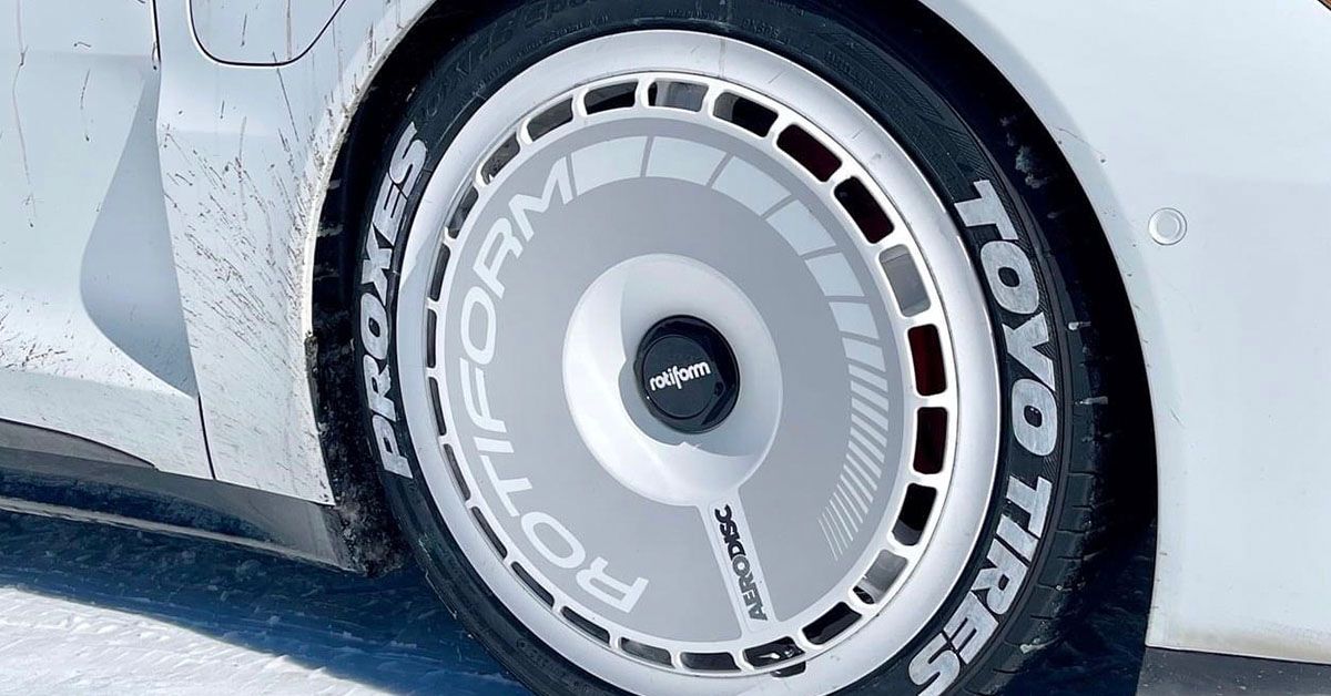 Audi RS E-Tron GT Custom Designed For Ken Block Toyo Tires And Customer Rotiform Wheels