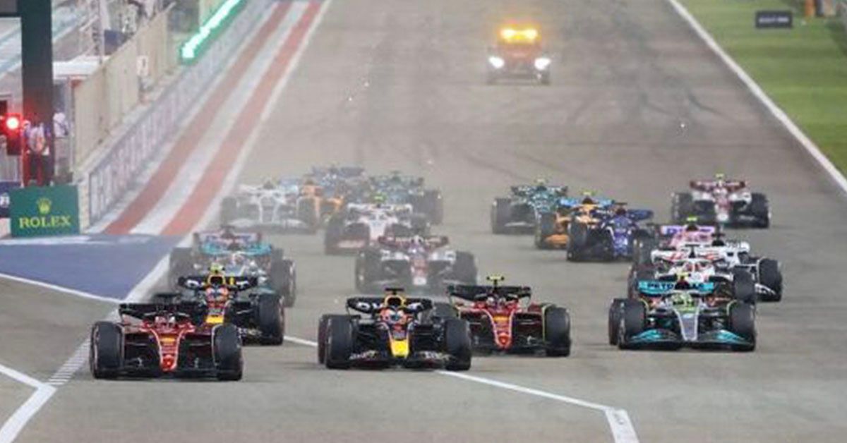 F1 2022 Bahrain GP Start