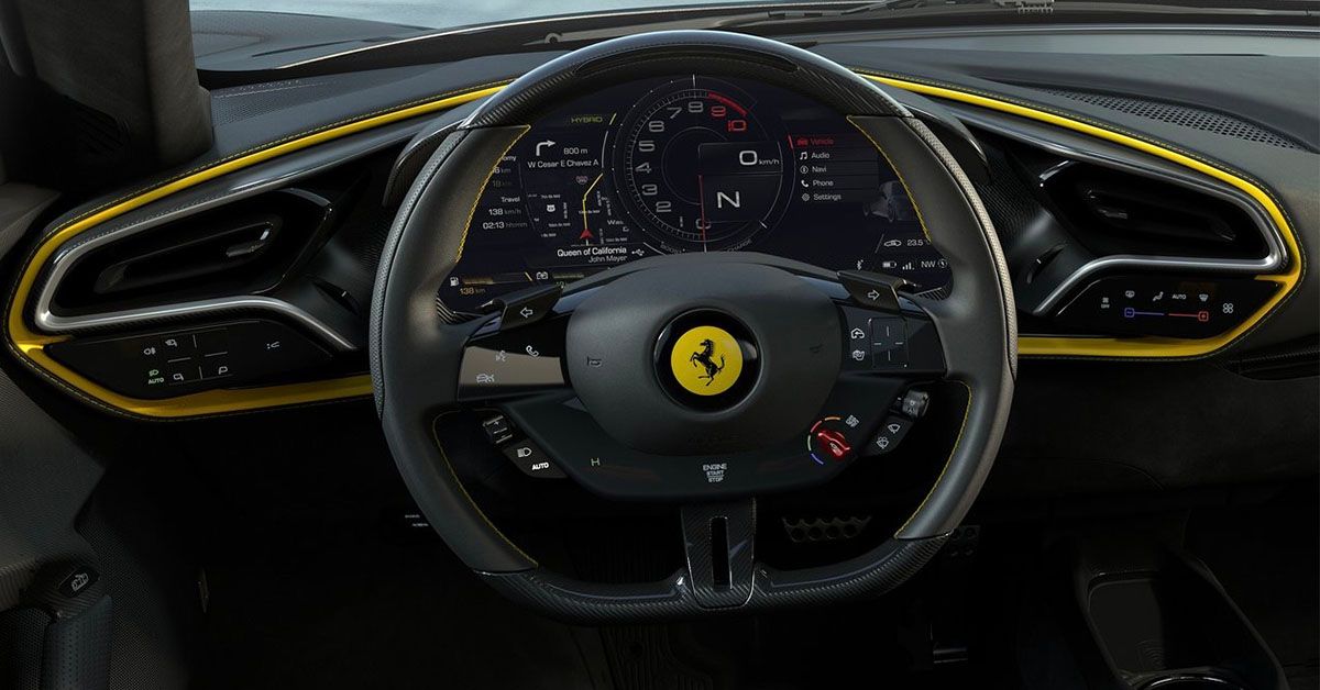 2023 Ferrari 296 GTB Interior Cockpit