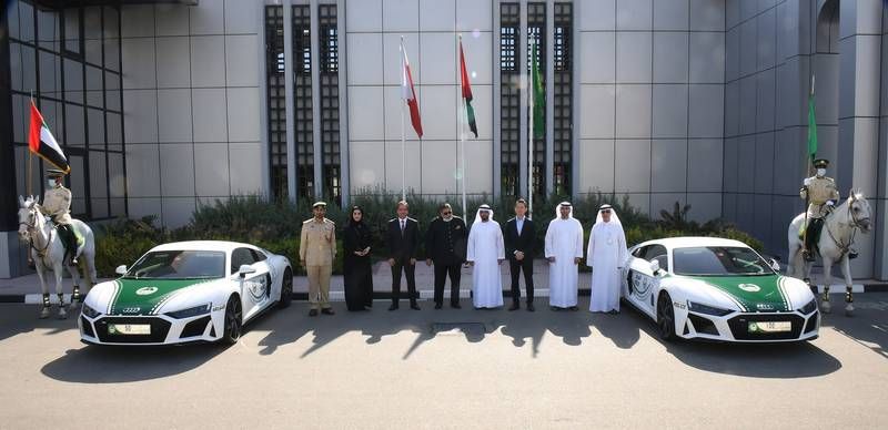 Audi R8 Dubai Police