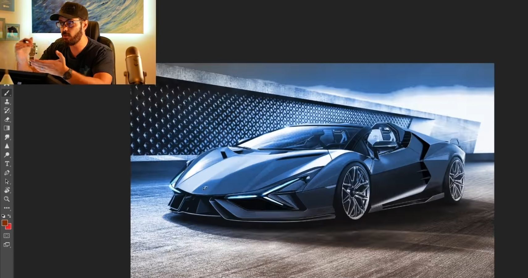 Aventador Replacement Rendering Near Completed Product