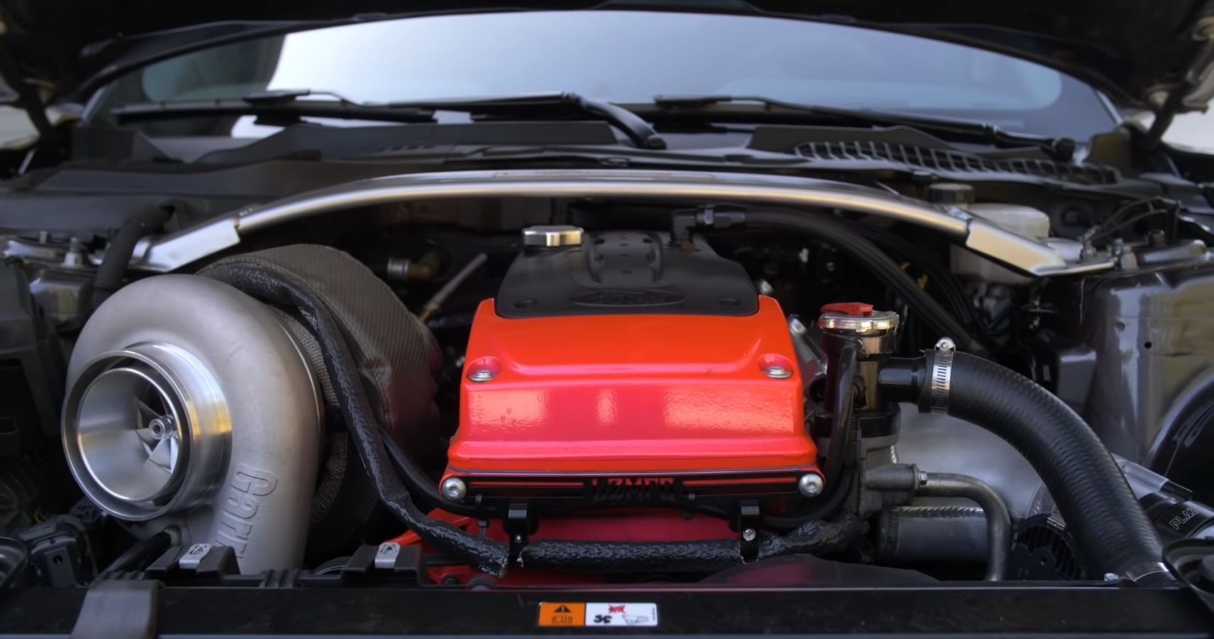 Barra Shelby GT350 Barra Engine View