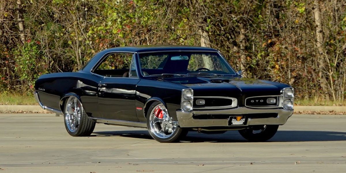 Black 1966 Pontiac GTO