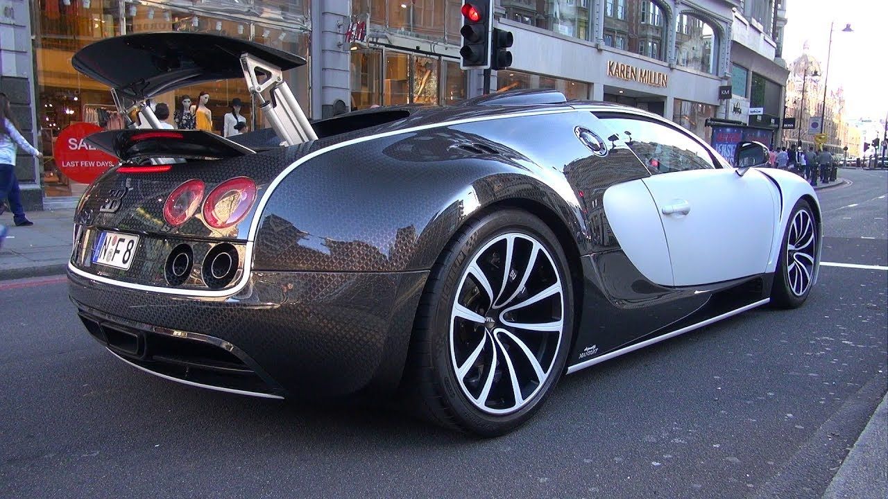 Monochrome Bugatti Veyron Mansory