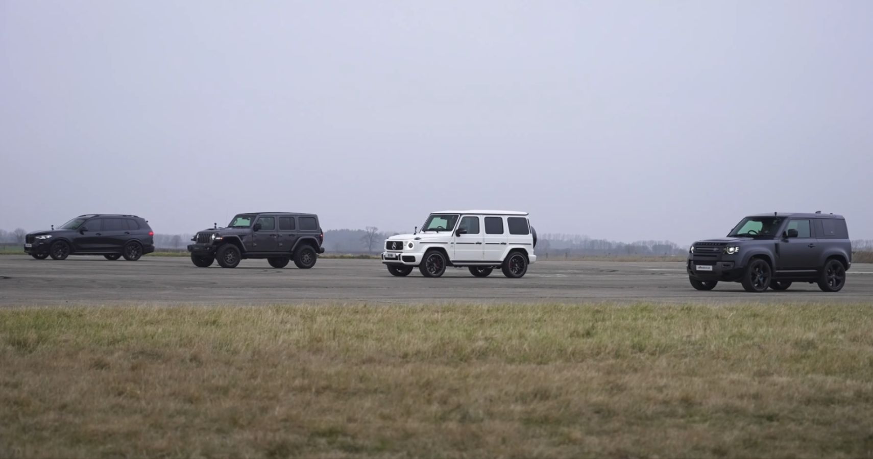 CarWow SUV Drag Race Full Lineup BMW, Jeep, Land Rover & AMG