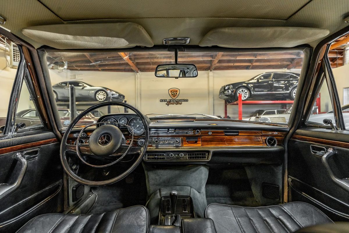 Interior Of Ex–Steve McQueen 1972 Mercedes-Benz 300SEL 6.3 