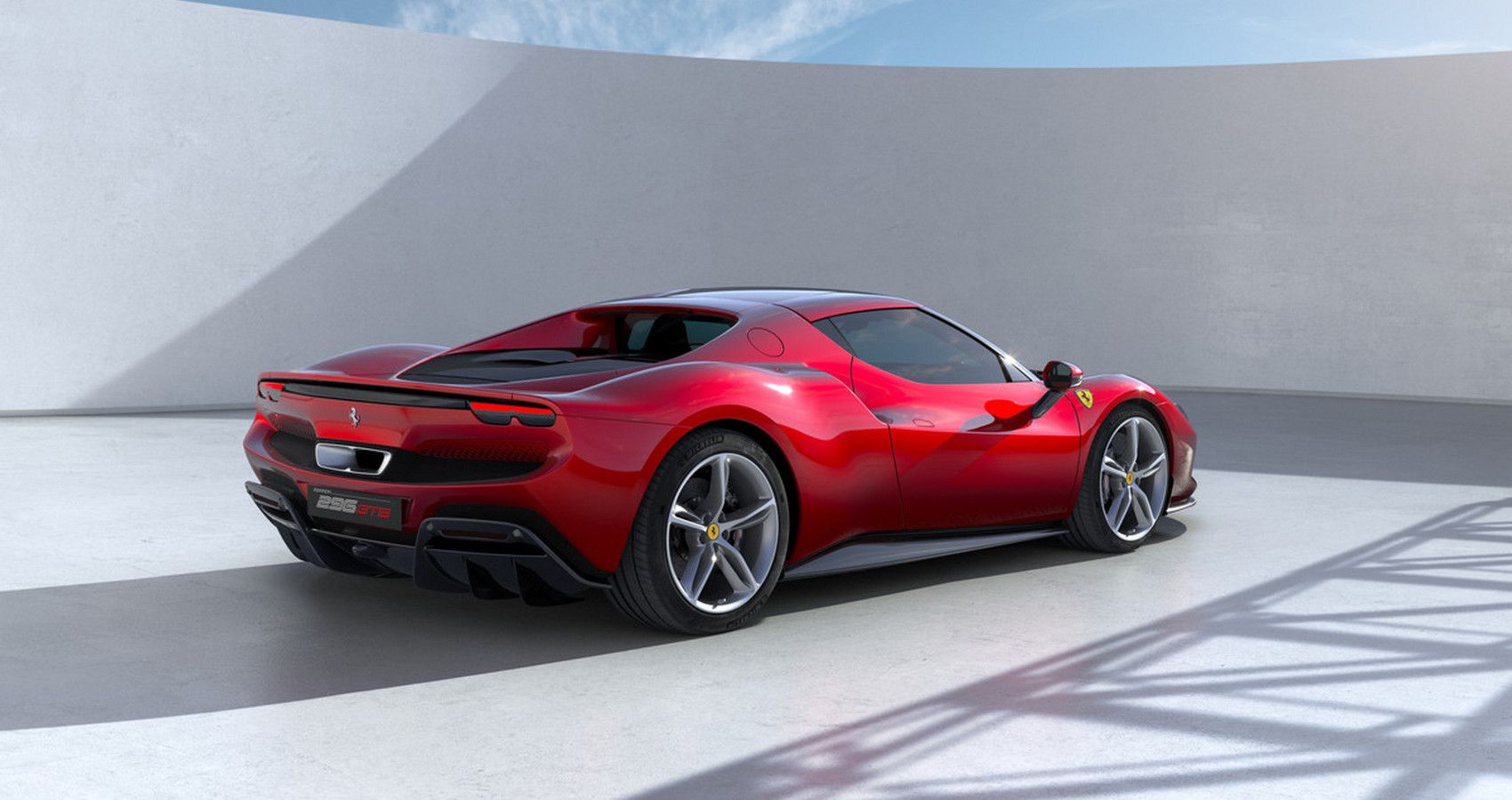 2022 Red Ferrari 296 GTB Supercar Beautiful Design