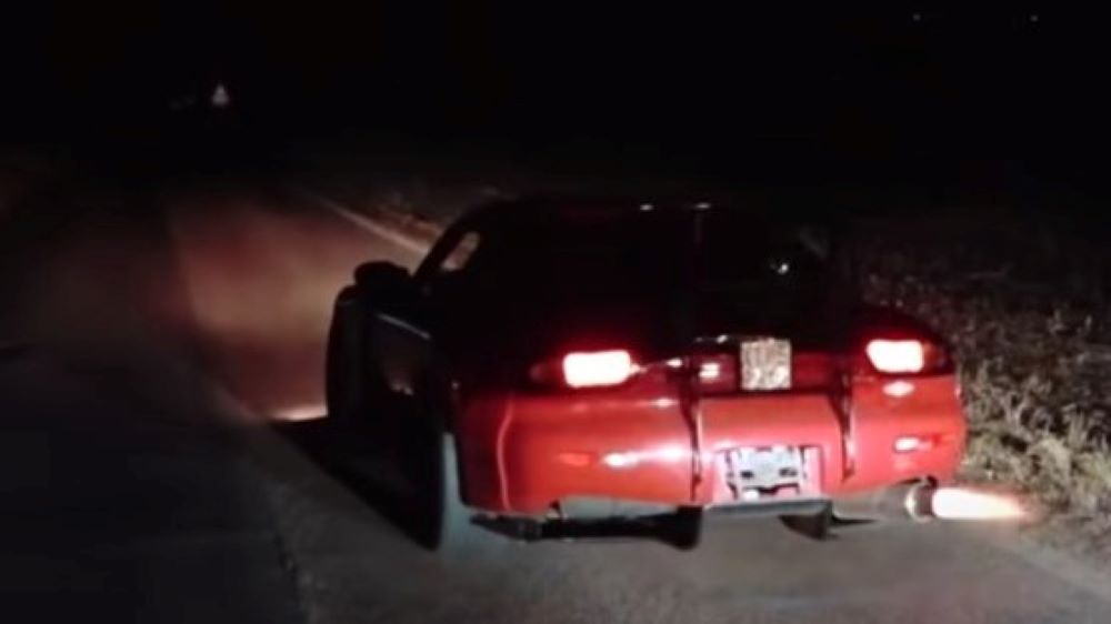 Fire Breating Mazda RX7