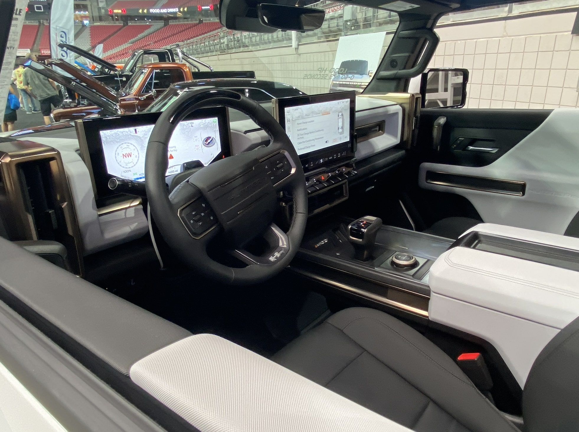 Hummer EV Interior driver's seat