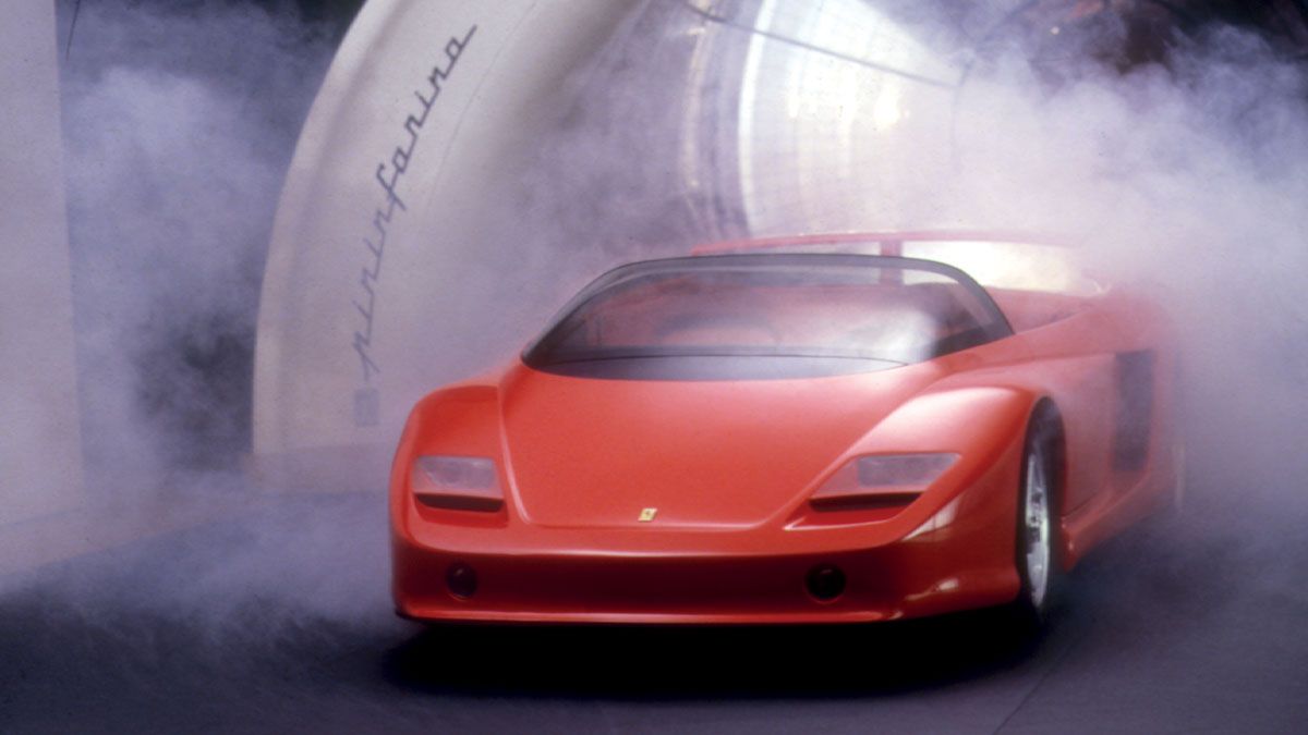 The 1989 Ferrari Mythos designed by Pininfarina. 