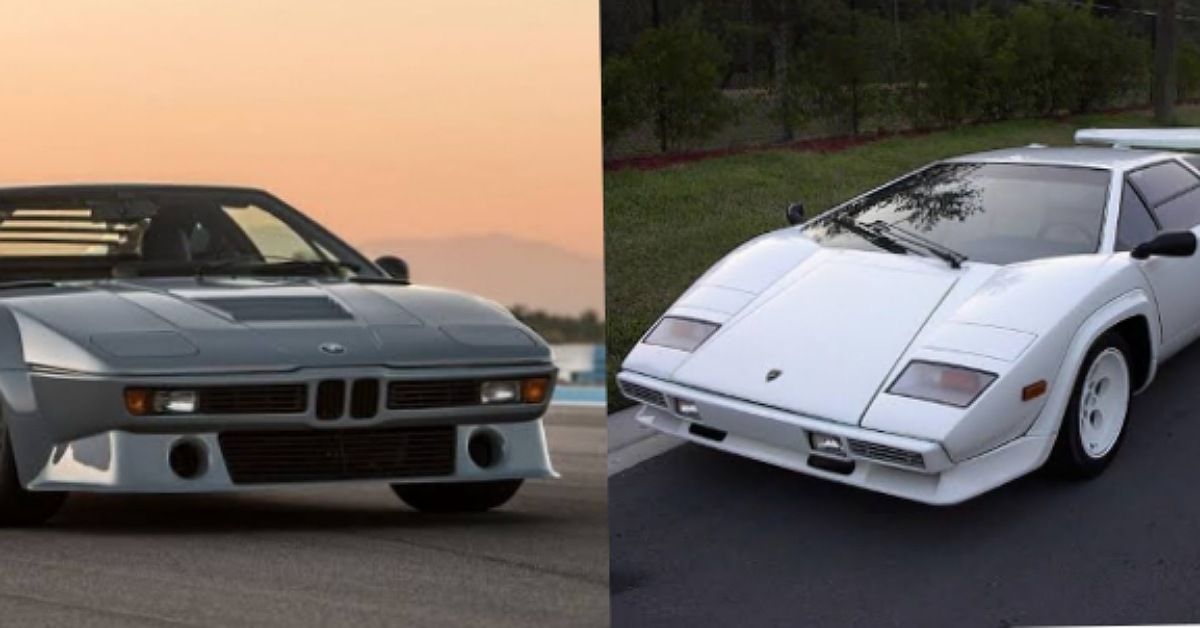 Classic Supercars: BMW M1 Vs Lamborghini Countach
