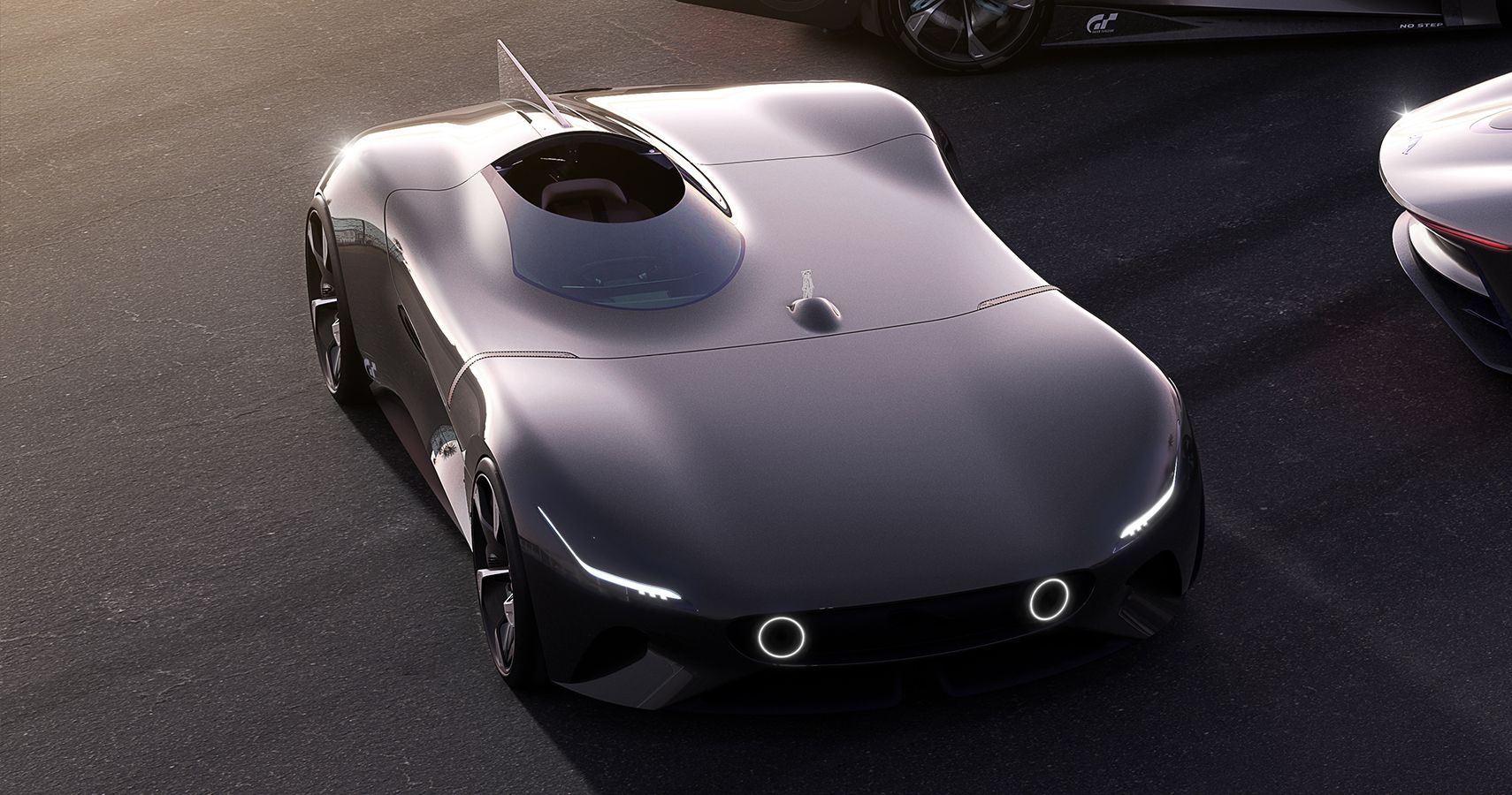 Jaguar Vision Gran Turismo Roadster closeup